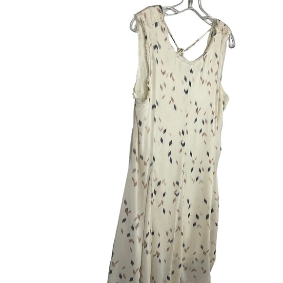 Blu Pepper Dress Flowy Baby Doll Cottage Core Boho Romantic Lined Cream Sz M - Picture 9 of 9